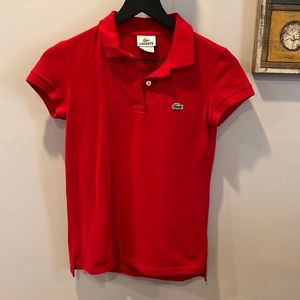 Womens Lacoste polo size 36
